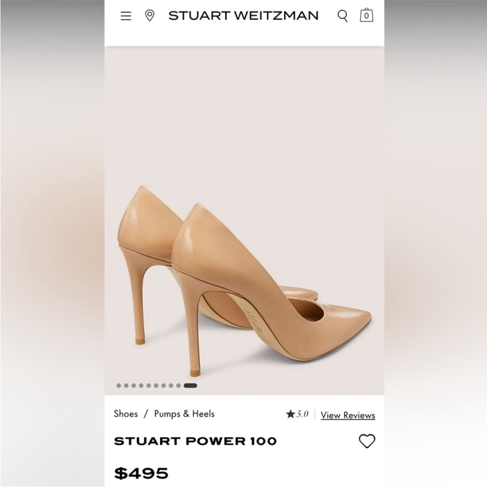 Stuart Weitzman Cream Heels - Picture 16 of 16